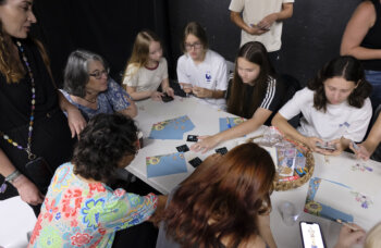 ICEJ Staff join the youth in their activity