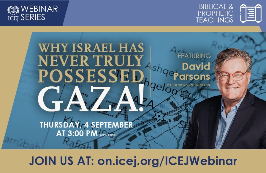Webinar 4 September: Why Israel has never truly possessed Gaza!