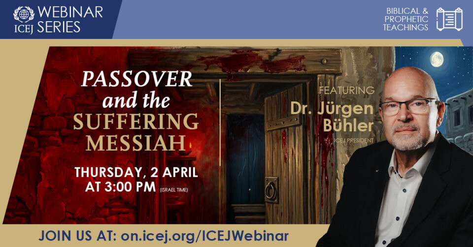 Passover webinar 2 April 2026 at 3PM