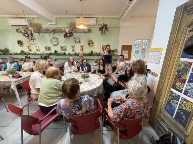 German group visits the Haifa home