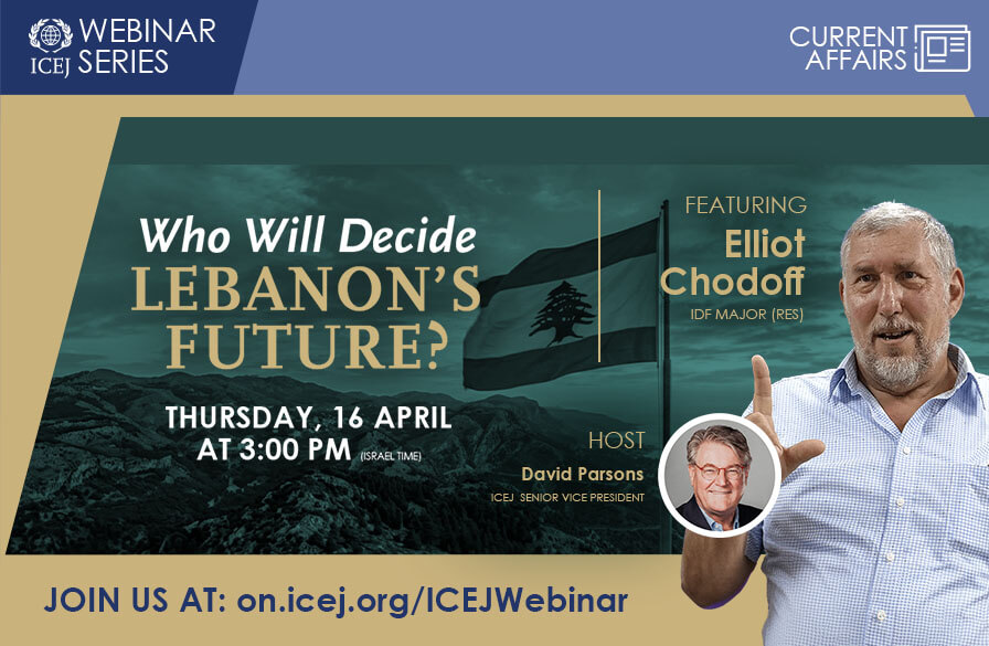 ICEJ Webinar 16 April at 15:00