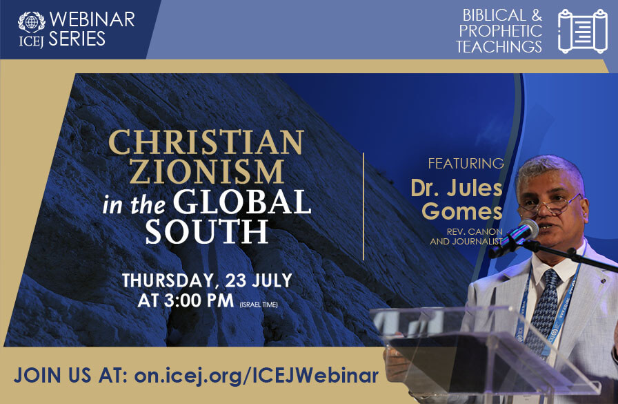 Webinar 23 July - Christian Zionism in the Global South