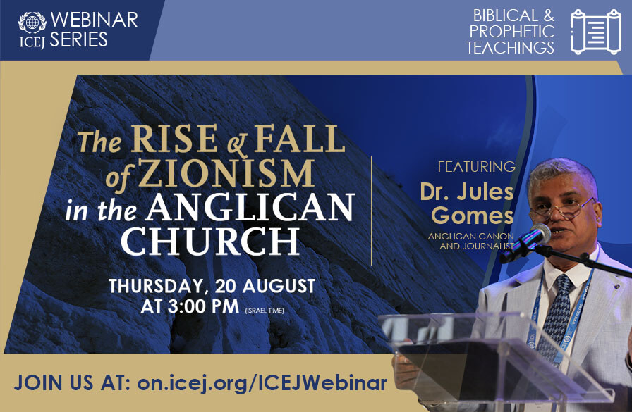 Jules Gomes webinar-The rise and fall of Zionism in the Anglican Church
