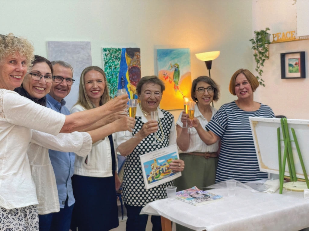 Celebrating Manya's published artwork