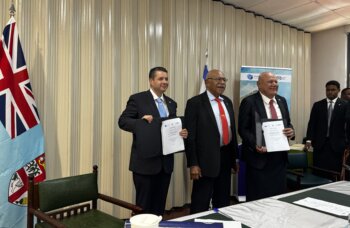 Fiji's senior leaders join Josh Reinstein in launching the Israel Allies Caucus